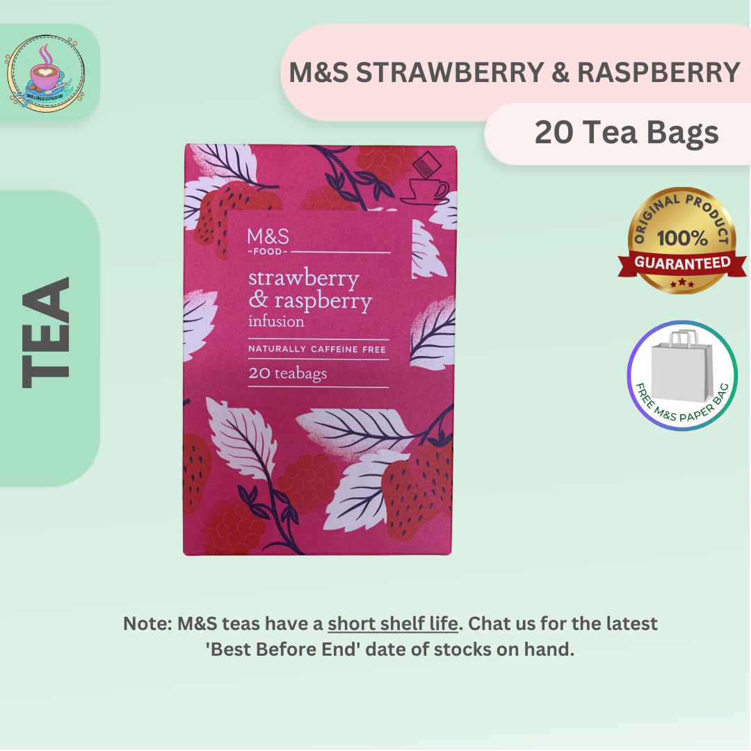 Tea Bag Raspberry Sm Marks and Spencer Strawberry & Raspberry Infusion 20 Teabags | Lazada PH
