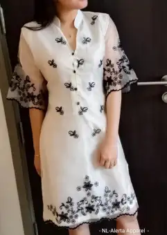 modern filipiniana casual dress