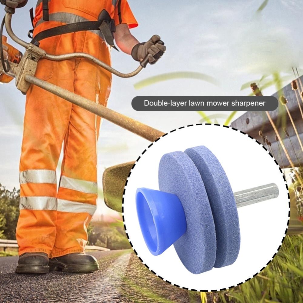 LANZINI Whetstone Sander Drill Sharpening Drill Grinding Stone Grinding Garden Grinding Tool Lawn Mower Sharpener Grinding Cuts Sharpener Sharpener Stone