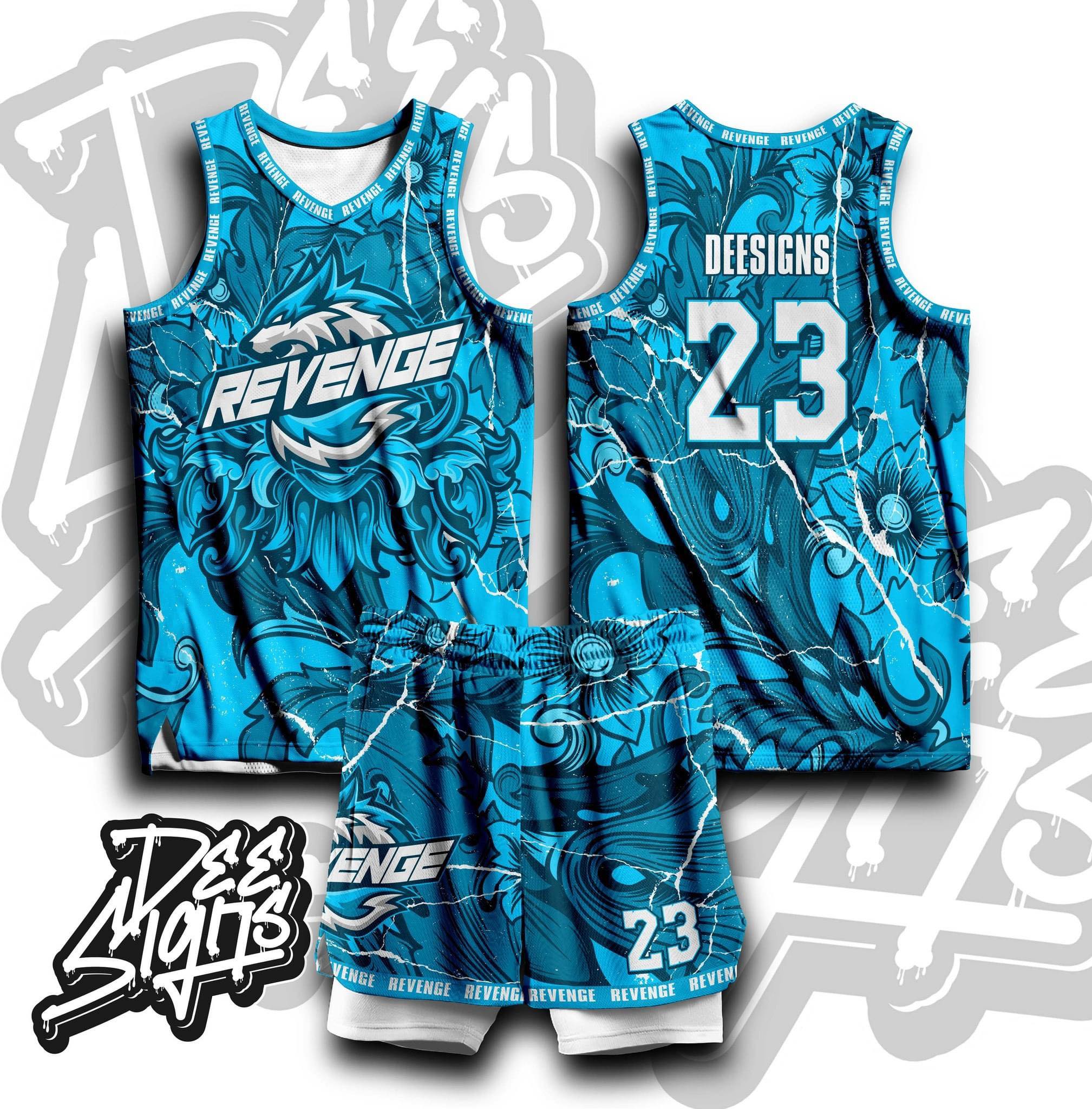 REVENGE01 BASKETBALL PLAYER NEW TRENDY JERSEY FREE CUSTOMIZE OF NAME ...