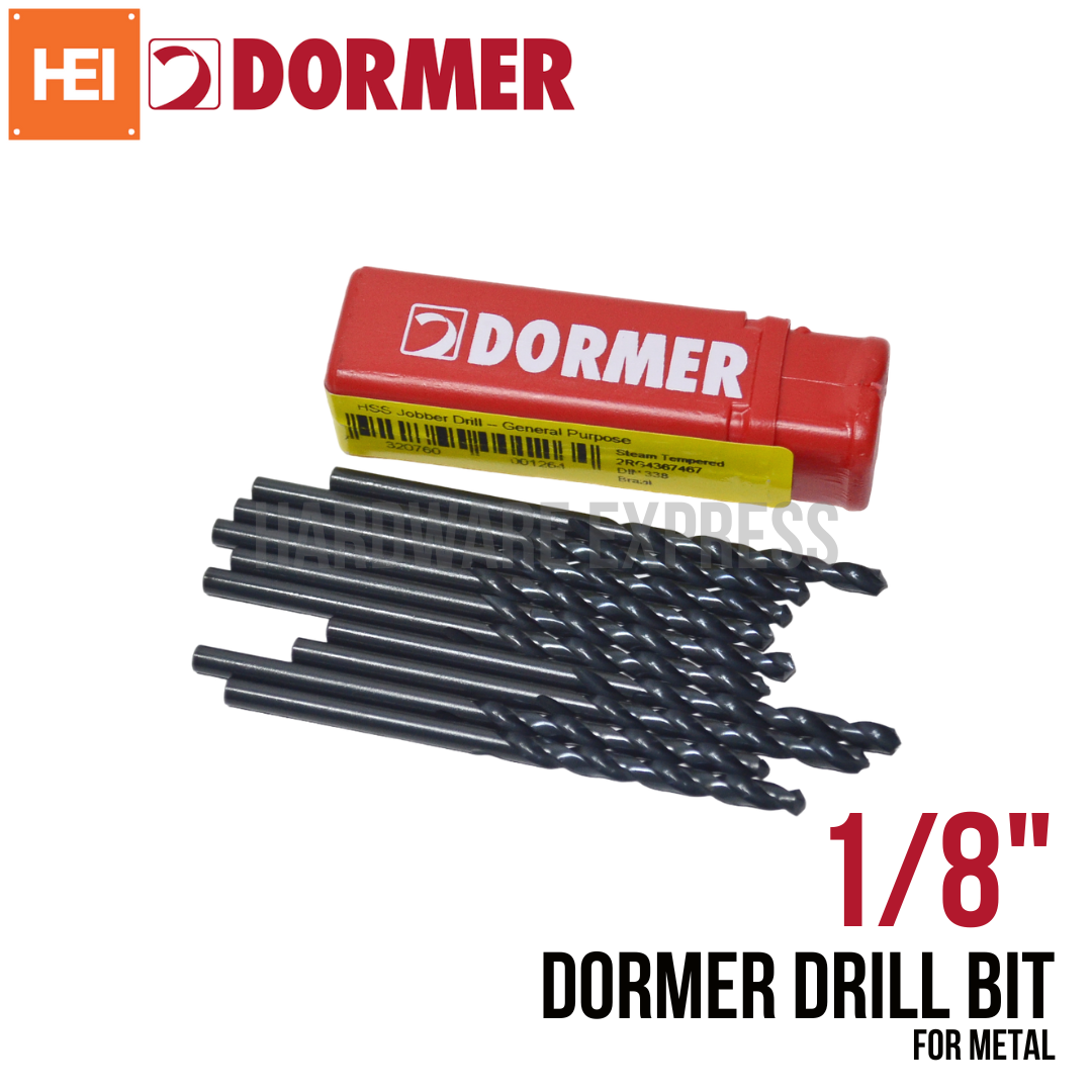 Dormer Jobber Drill Bit 1/8" (For Metal) (Per Tube) Lazada PH