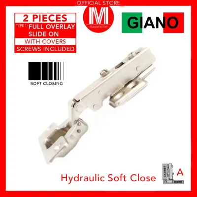 Giano Hydraulic Soft Close Concealed Hinge for Cabinet (2 piece)