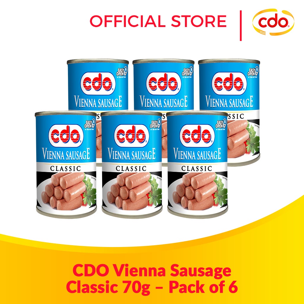 CDO Vienna Sausage 70g Pack of 6 Lazada PH