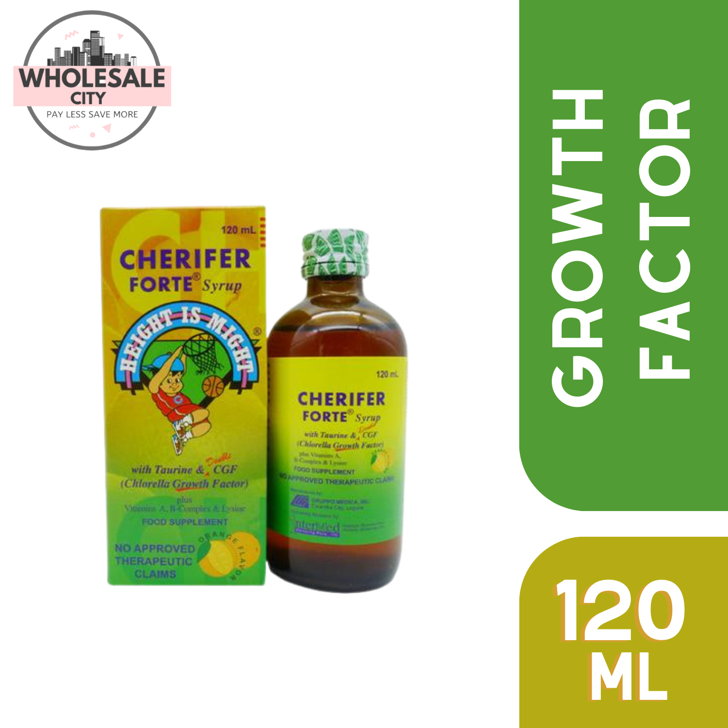 Cherifer Forte Syrup 120ml Or 240ml Multivitamins For Kids Improve