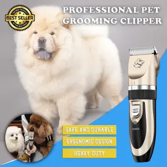 Professional Rechargeable Hair Clipper Grooming Kit Animal Pet Cat