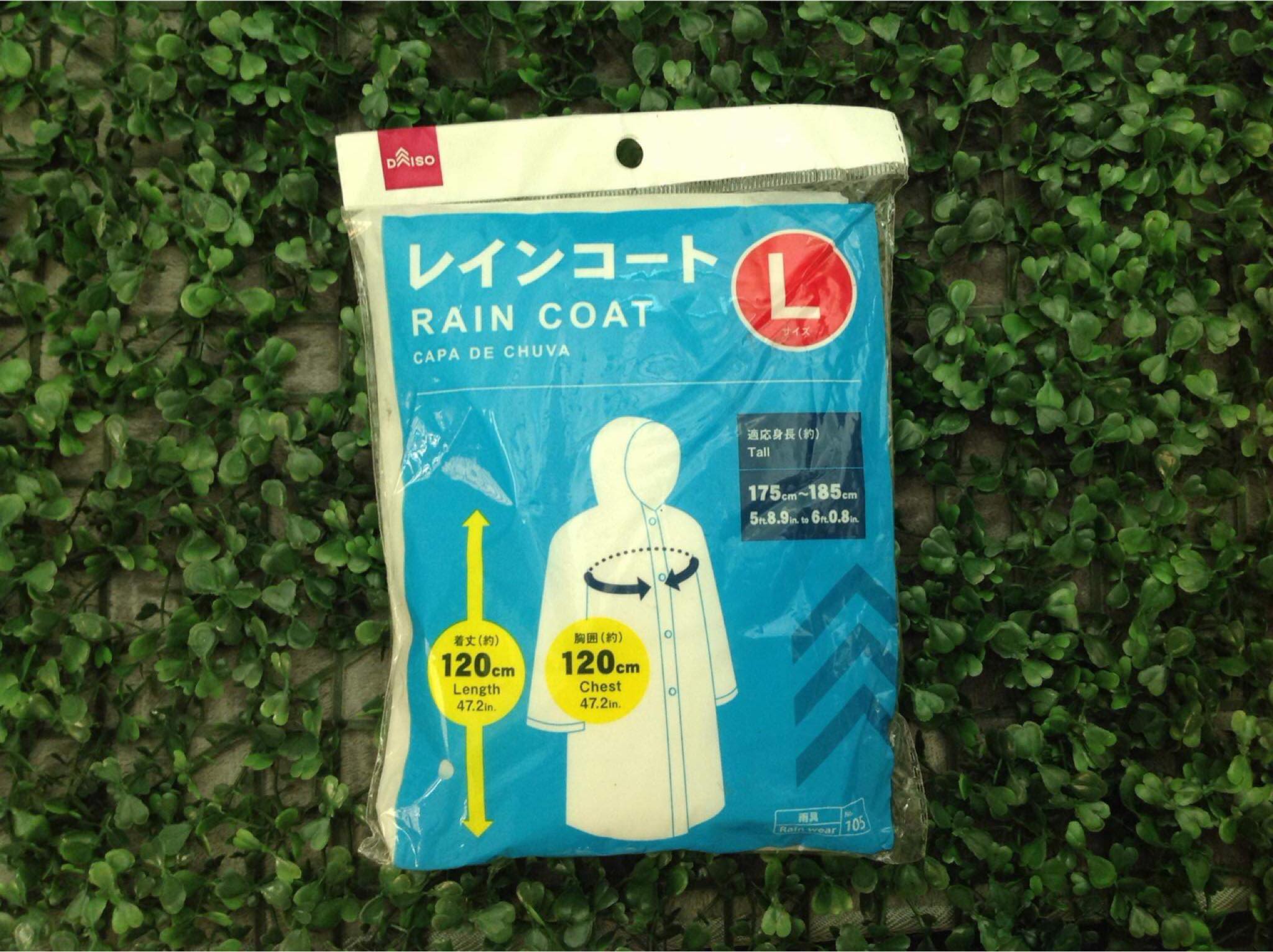 Daiso raincoat clearance