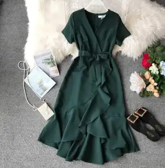 buy emerald green dress