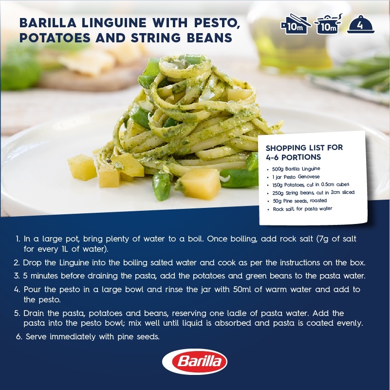 IWG BARILLA Pesto Genovese Pasta Sauce with Fresh Italian Basil 190g