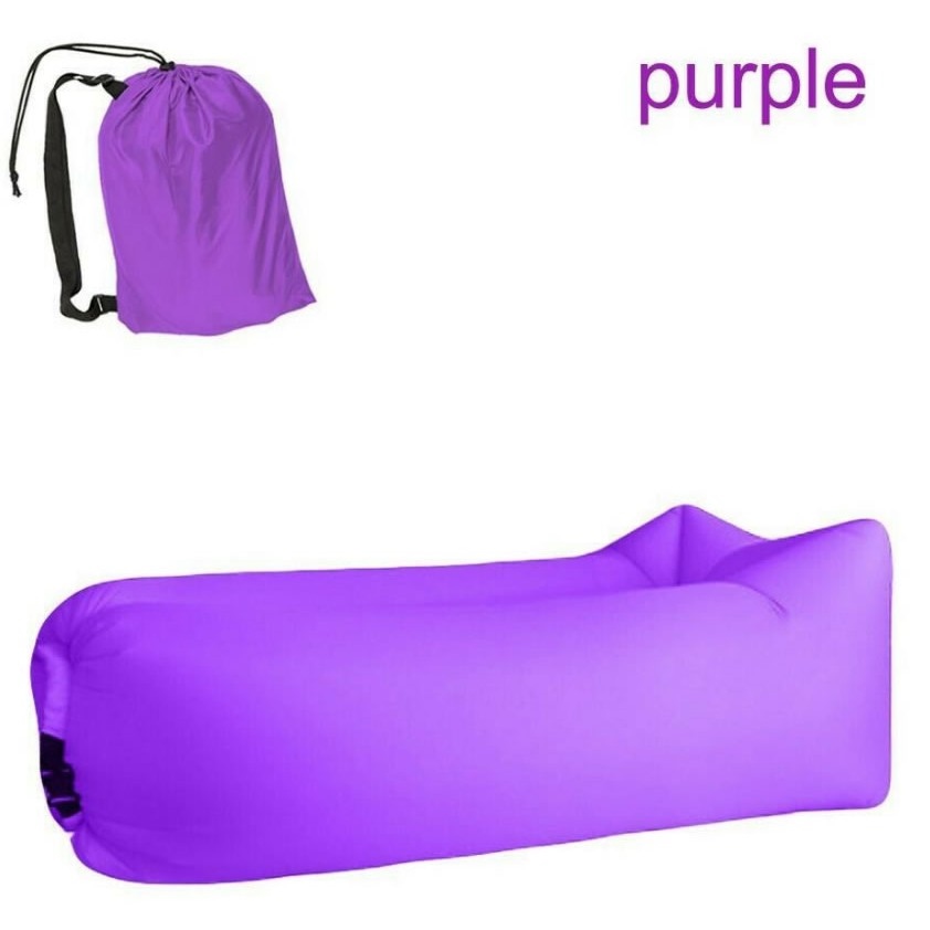 Inflatable Outdoor Sleeping Sofa Banana Sleeping Bag Portable Air Bed