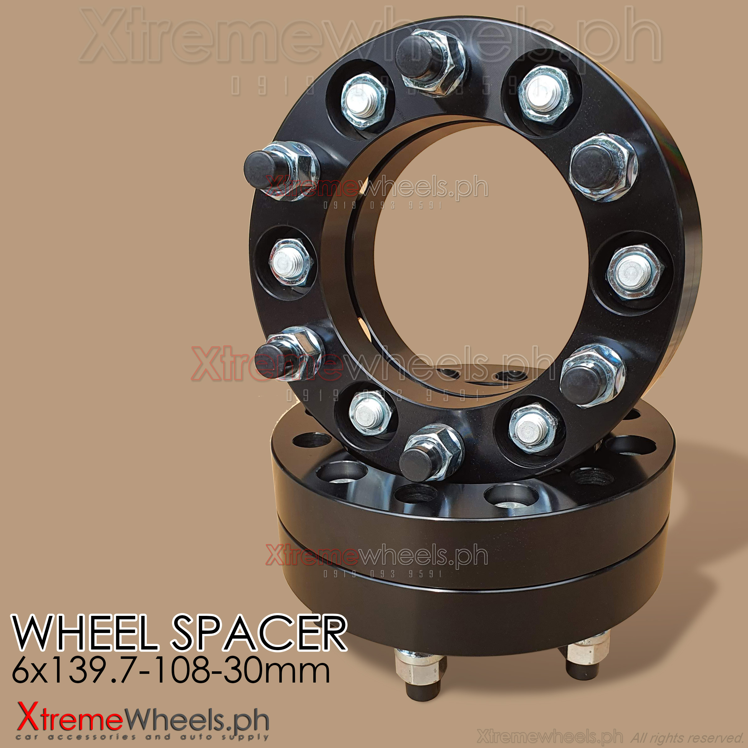 Fortuner 2005-2023 Wheel Spacer 6-139.7/30mm (AWF009) Black fast and ...