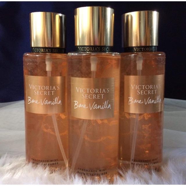 COD Victoria's Secret VS Bare Vanilla Fragrance Mist Authentic Perfume ...