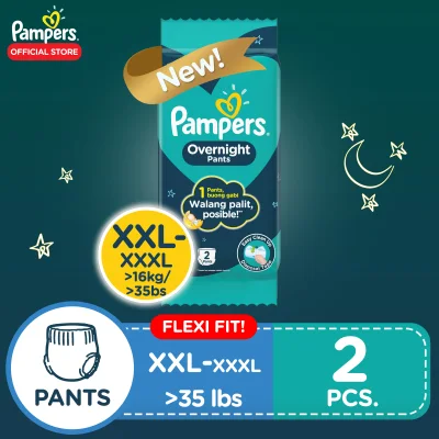 [DIAPER SALE] Pampers Overnight Diaper Pants XXL up to XXXL 2 x 1 pack (2 diapers)
