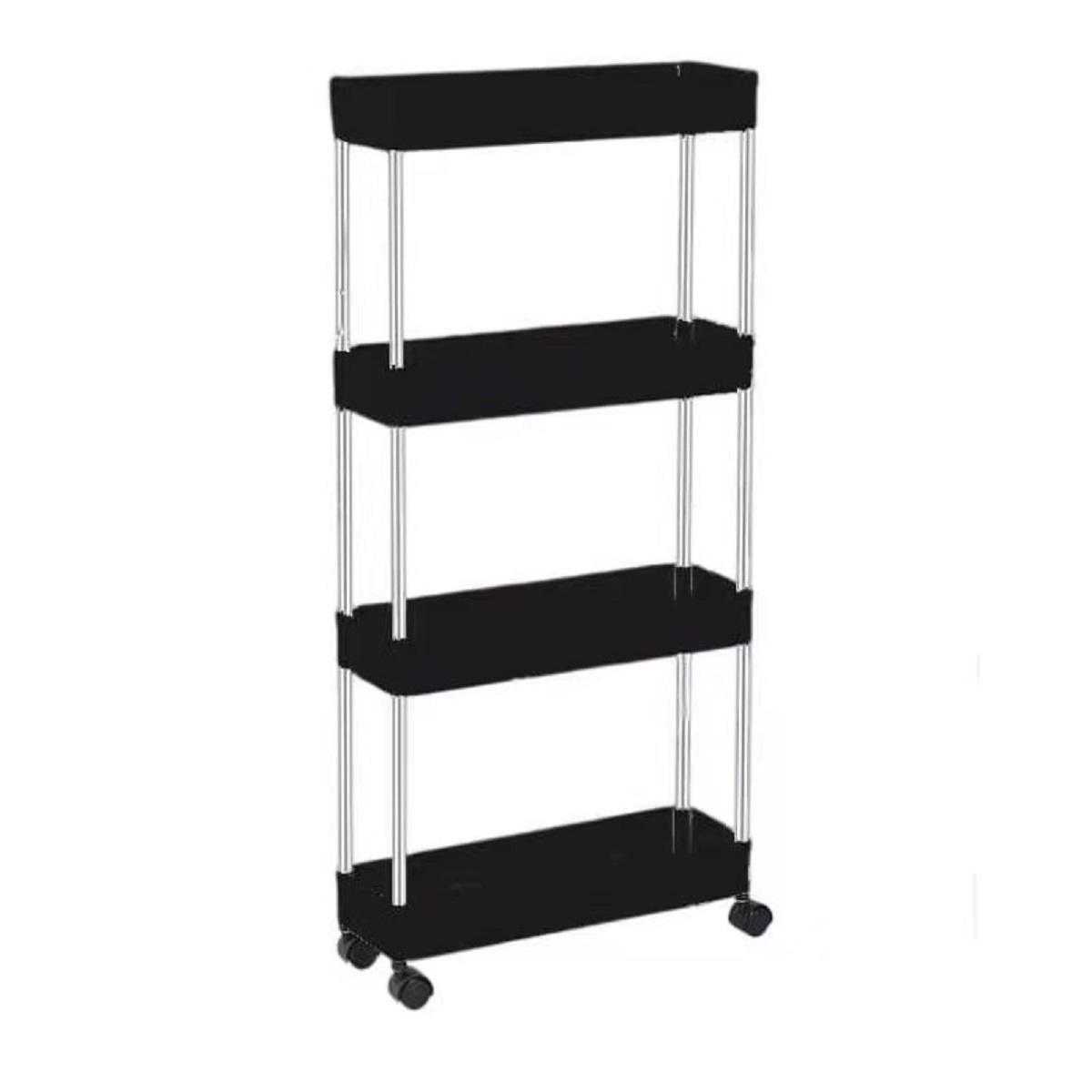 My 4 Layer Kitchen Storage Trolley Tier Removable Slim Slide Out