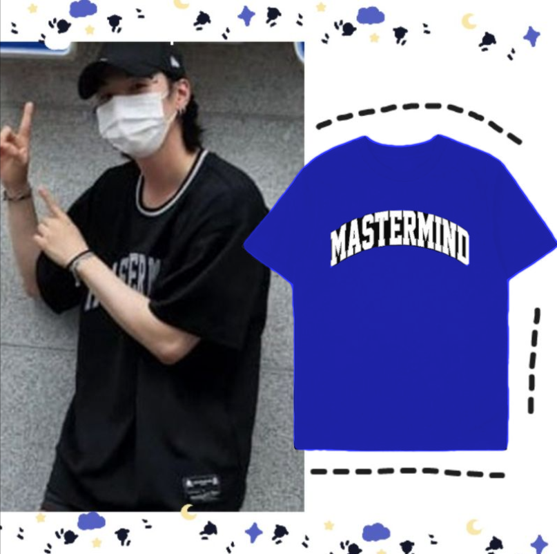 Mastermind Japan x Mitchell & Ness embroidered skull mesh T-shirt