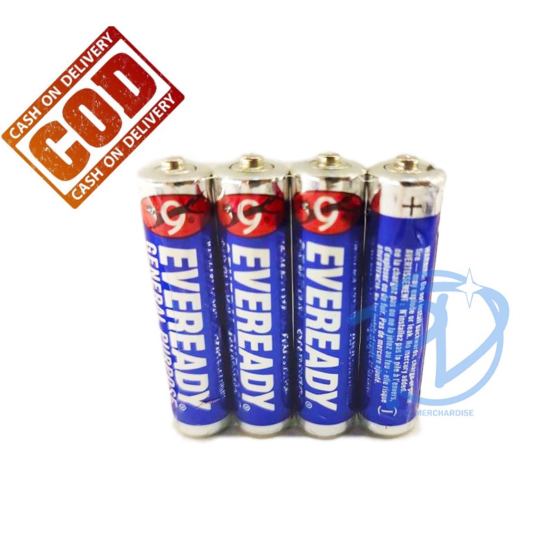 COD PD ORGINAL EVEREADY BATTERY TRIPLE A DOUBLE A HEAVY DUTY BATTERY
