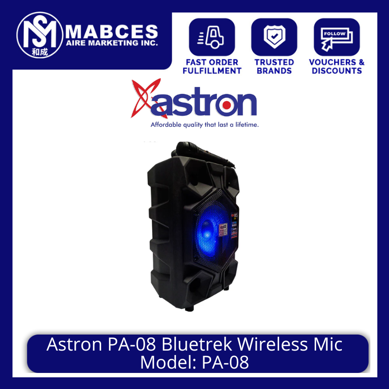 Astron PA-08 Bluetrek Wireless Mic | Lazada PH