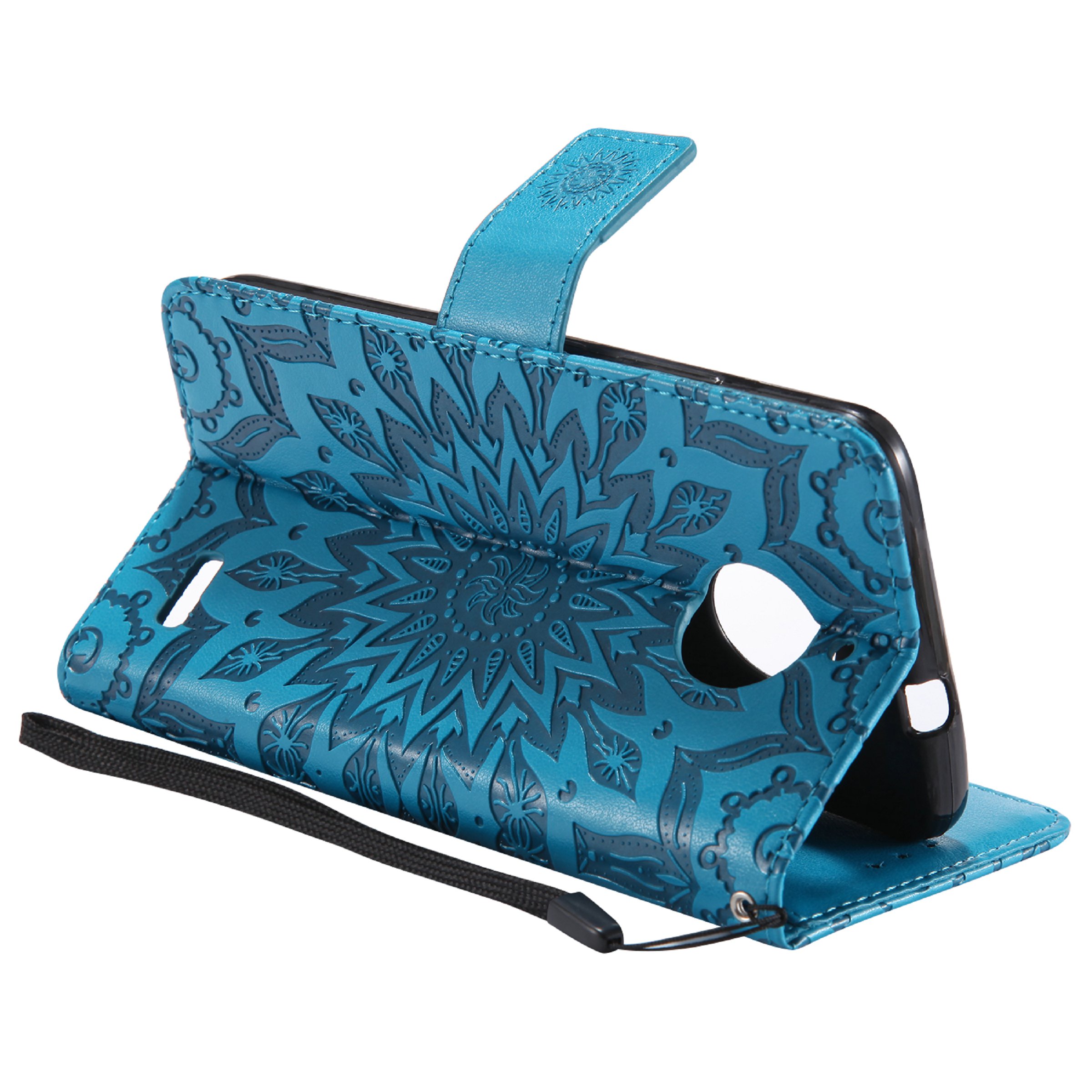 Custodia In Pelle Marrone Per Moto E4 Plus, E5, E5 Play E Simili - Con Clip E Chiusura Magnetica