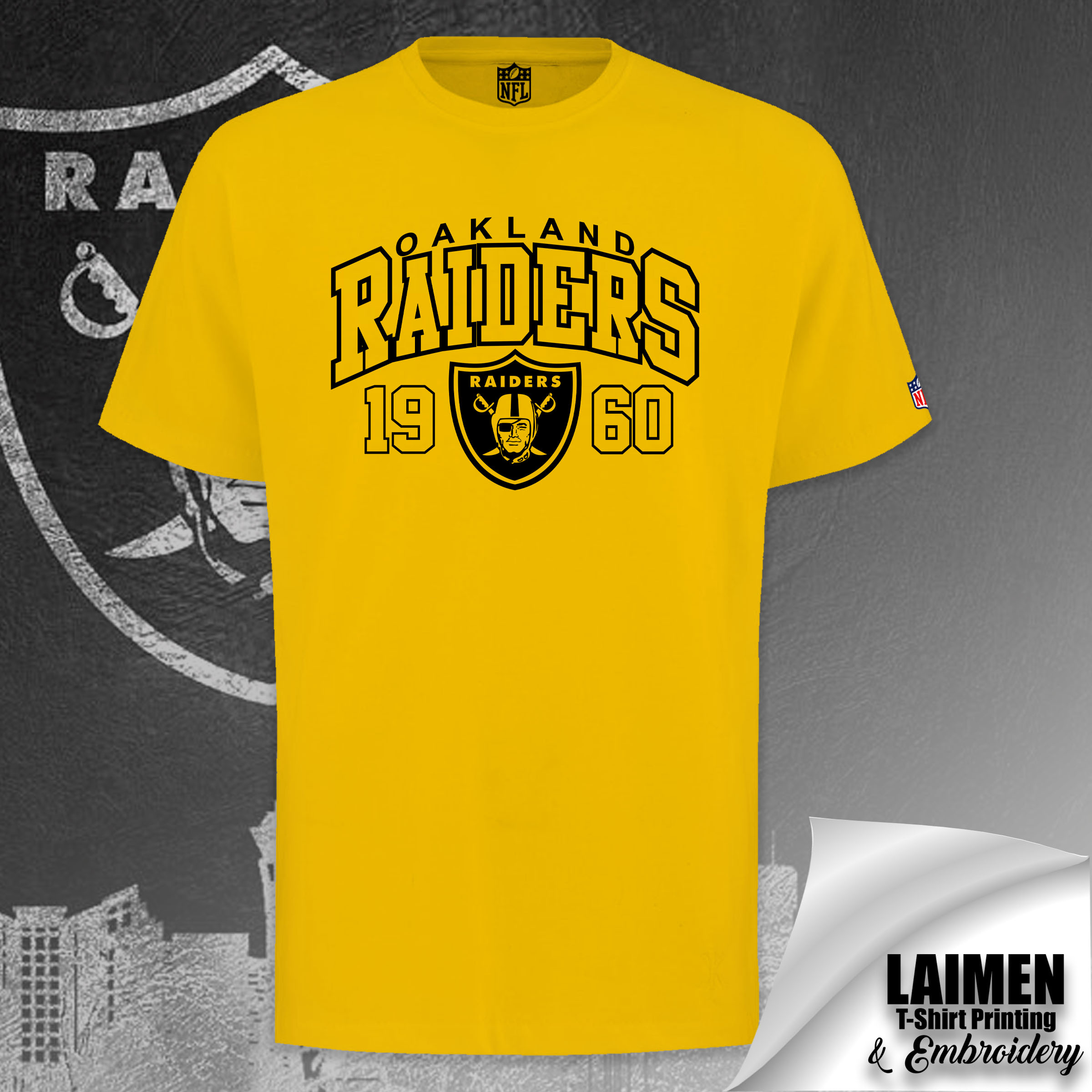 60 Years Of Oakland Raiders 1960-2019 T-Shirt