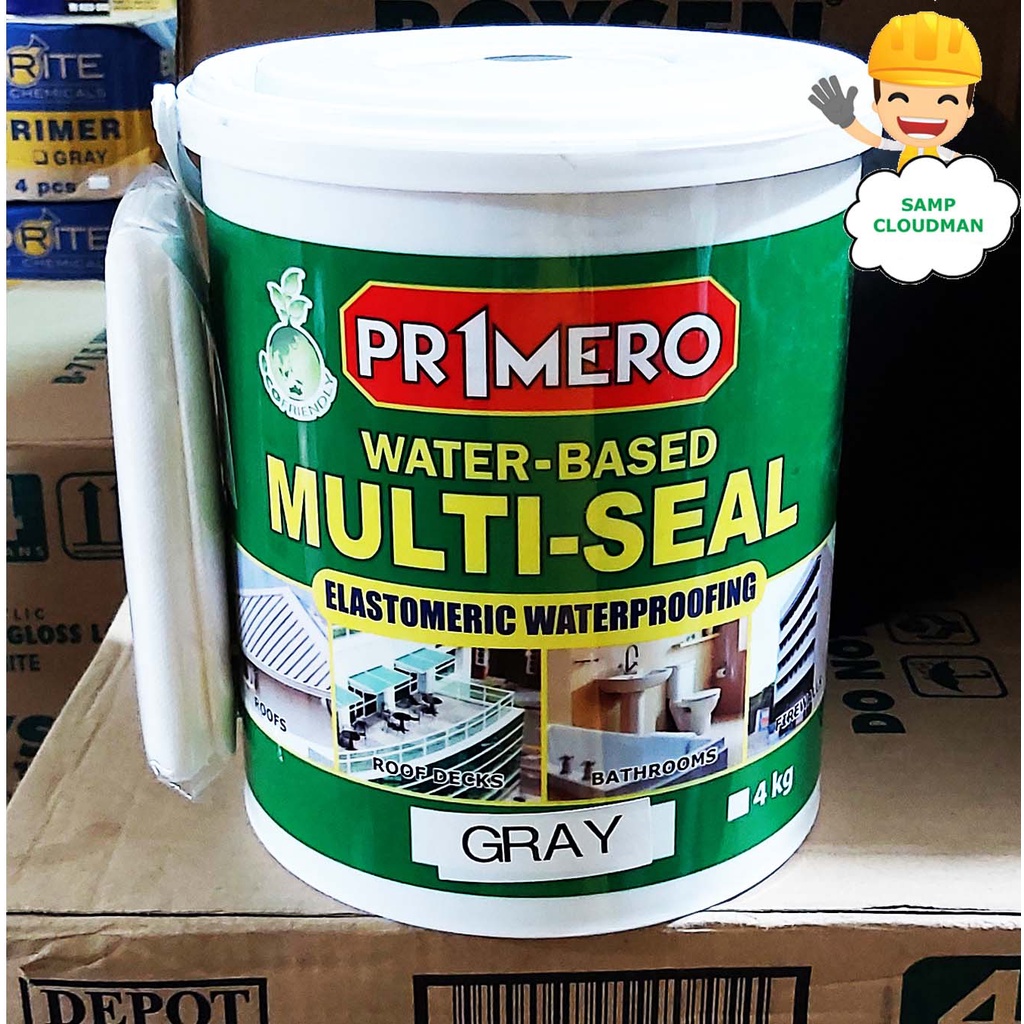 Primero MultiSeal Elastomeric Waterproofing Paint Sealant Gallon Size