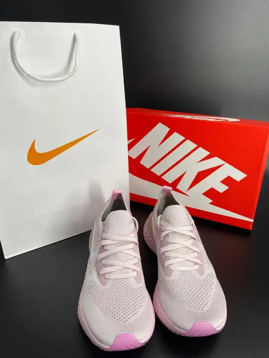 light pink running shoes