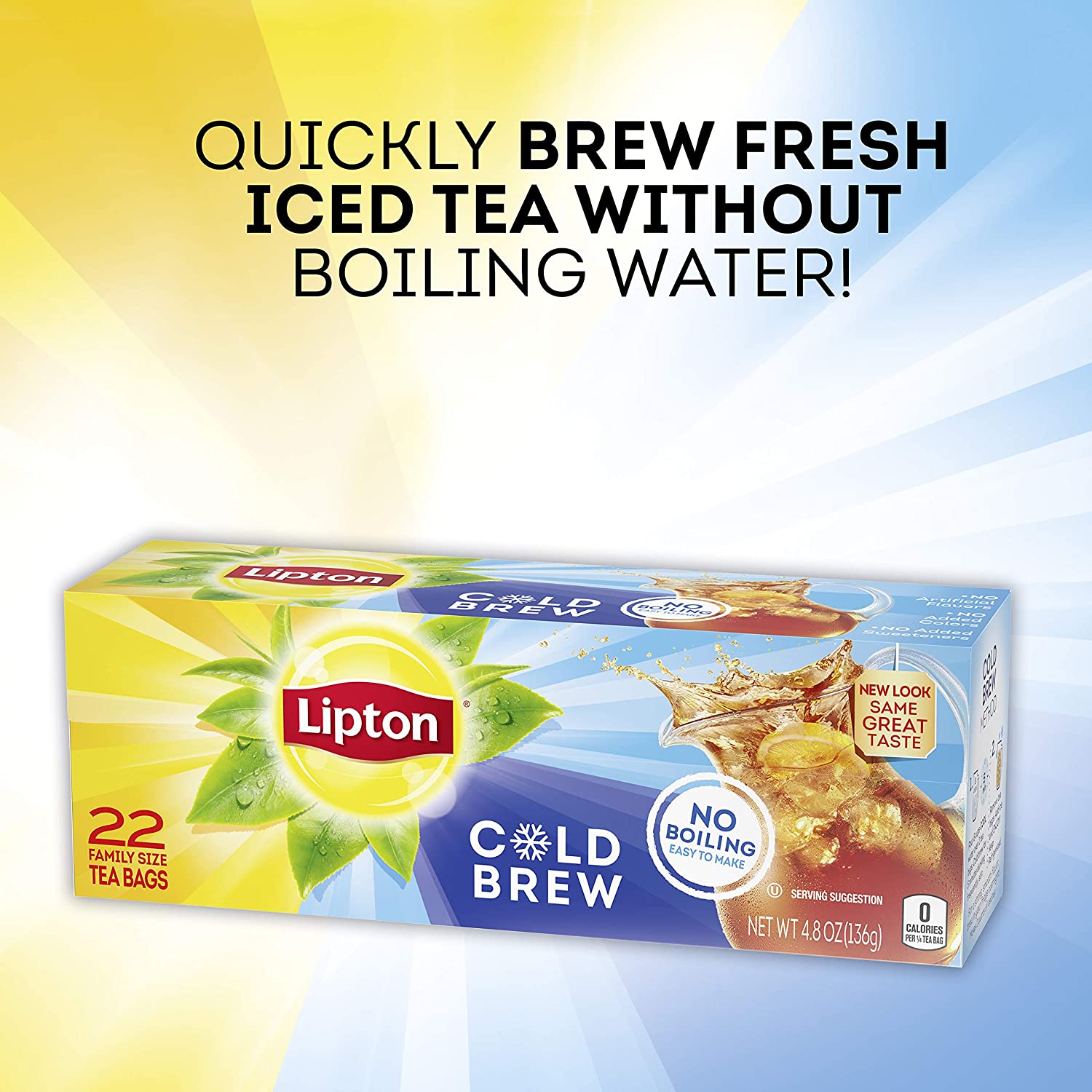 Lipton Family Cold Brew Iced Tea Bags (22 ct.) Lazada PH