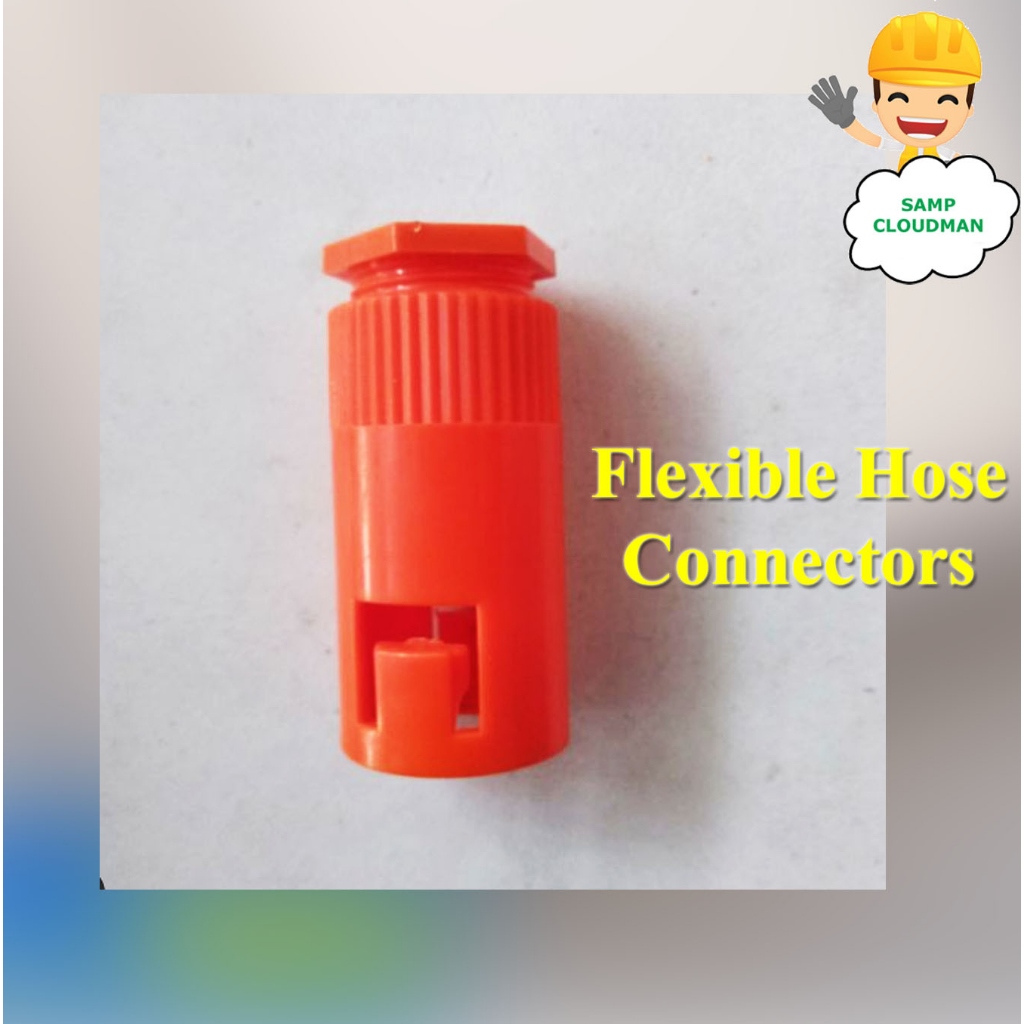 Pvc Orange Male Adapter With Locknut Conduit Coupling Flexible Hose Connector 12 34 1 Per 2684