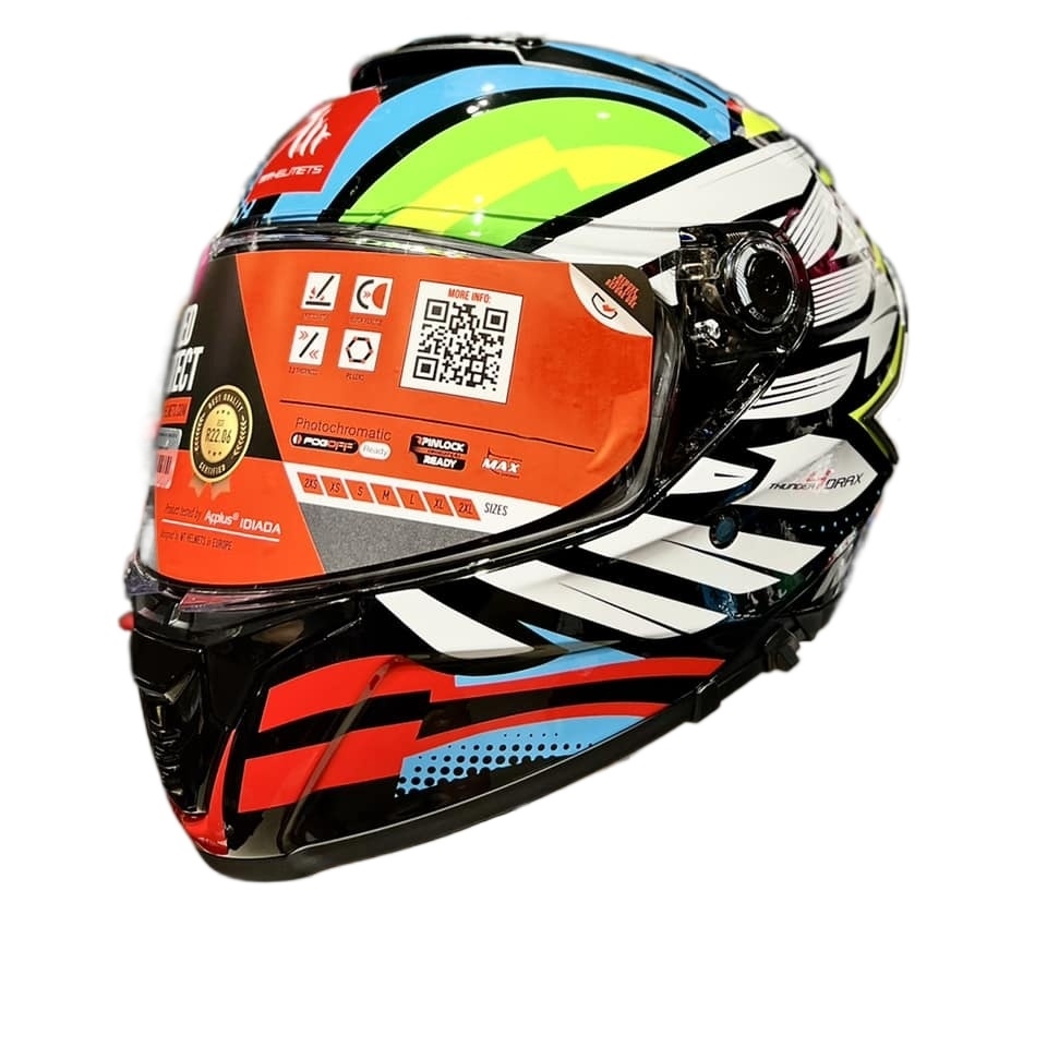 MT Thunder 4 SV Full Face Dual Visor Helmet face motor motorcycle helmet gdr helmet Lazada PH