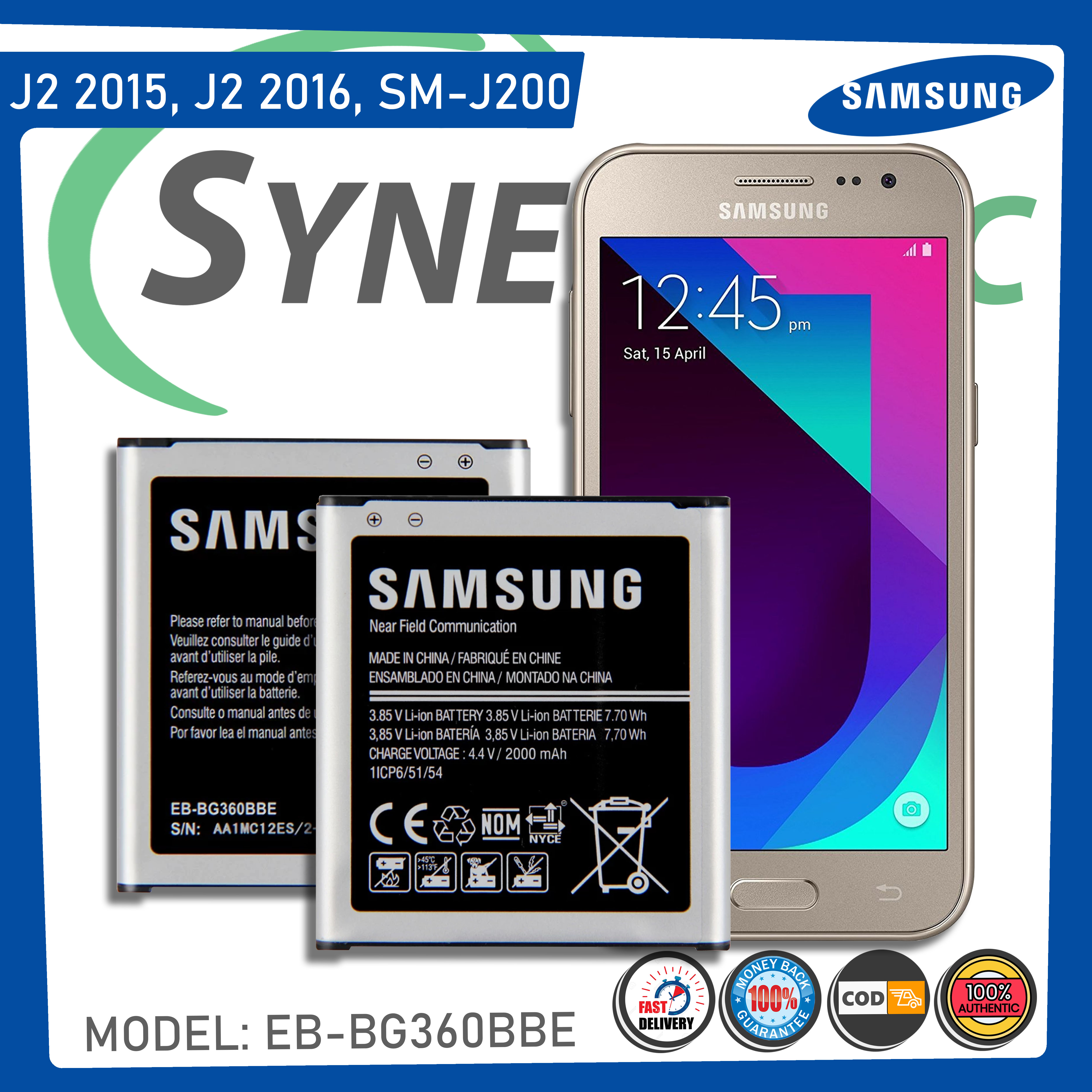 For Samsung Galaxy J2 Sm J0 Original Battery Fit J2 15 J2 16 Core Prime Sm J0f Sm J0h Sm J0g Model Eb Bg360bbe Eb Bg360cbe 00mah High Quality Battery Synergific Lazada Ph
