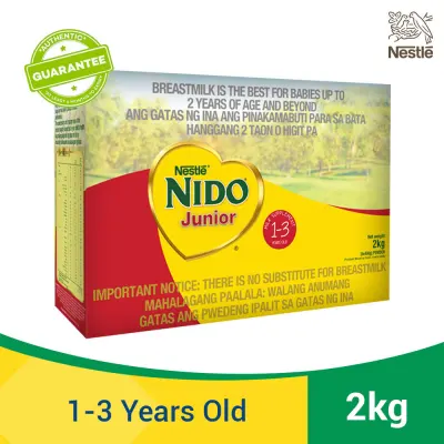 Nido® Junior Powdered Milk Drink For Children 1-3 Years Old 2kg