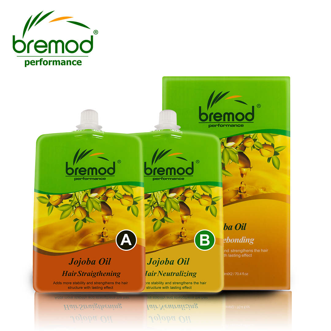 Bremod Jojoba Oil Hair Rebonding Cream 1000 ml. BRT006 moisturizing