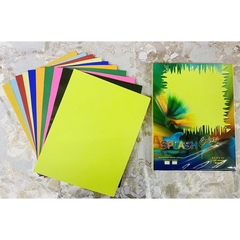 Color Paper Assorted Colored 250 Sheets