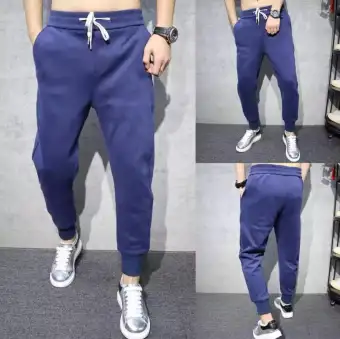 mens plain joggers