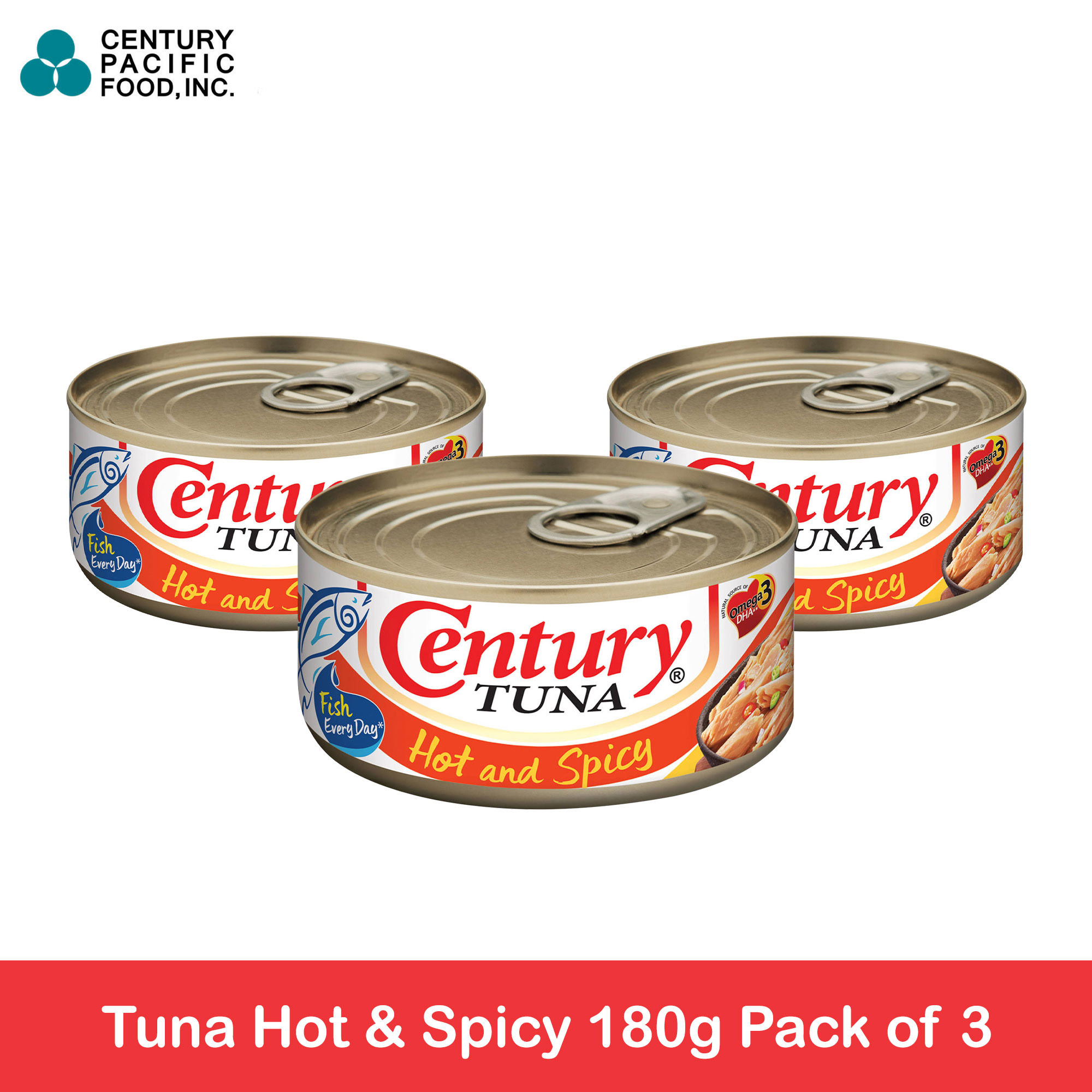 Century Tuna Hot & Spicy 180g Pack of 3 | Lazada PH