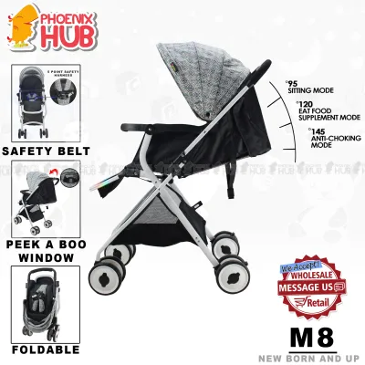 Phoenix Hub M8 Baby Stroller Pushchair High Quality Portable Stroller Multi Function Baby Travel System