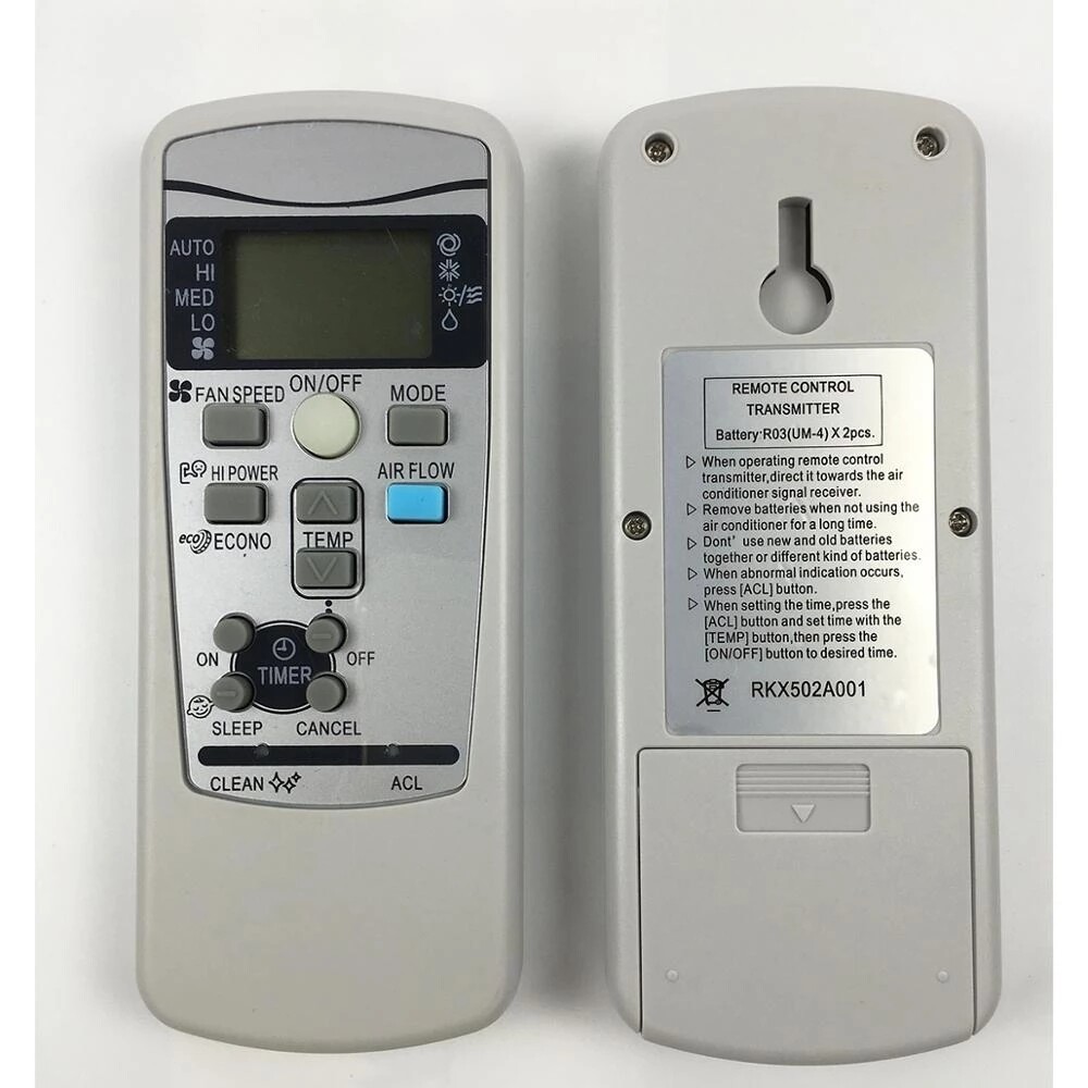ALLIMITY Télécommande De Climatiseur Compatible Avec Mitsubishi Heavy Industries AC A/C HC-S1 HD-S RKW502A200B RKW502A200D RKX502A007B RKX502A007P