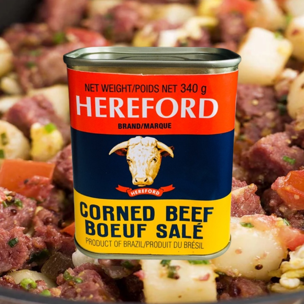 Hereford Corned Beef Product of Brazil 340g Canned Meat Imported from