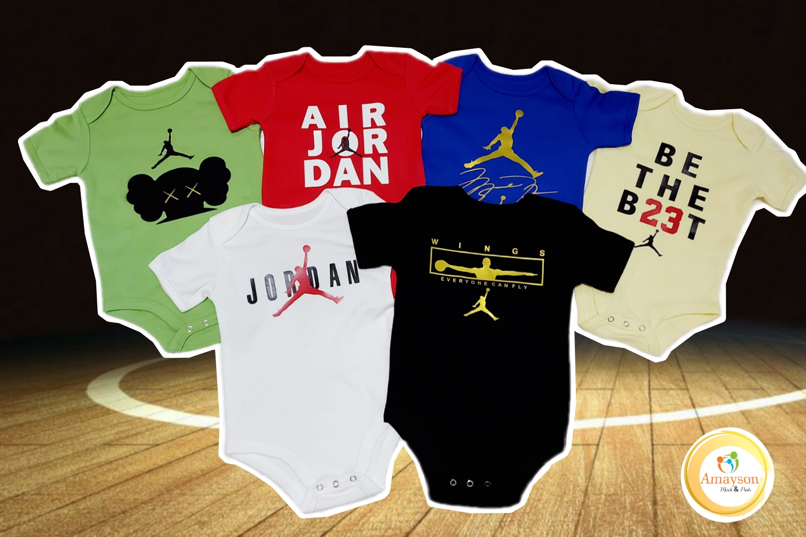 baby jordan onesies