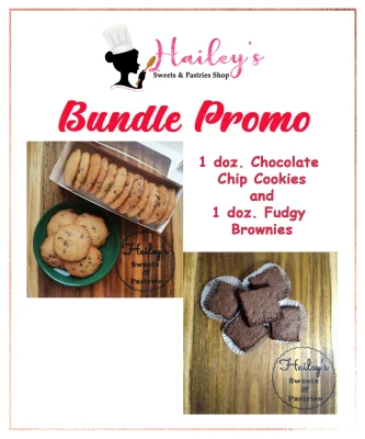 Choco Chip Cookies & Fudgy Brownies Bundle Hailey's