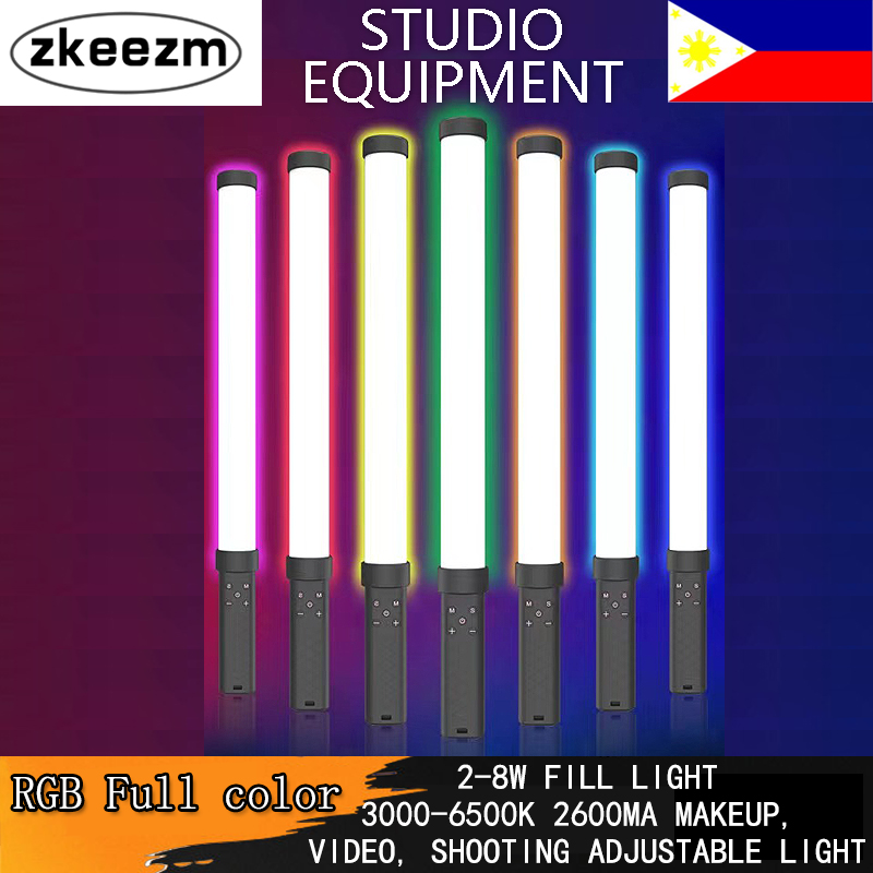 ZKeekm RGB Full color handheld LED fill light stick photography