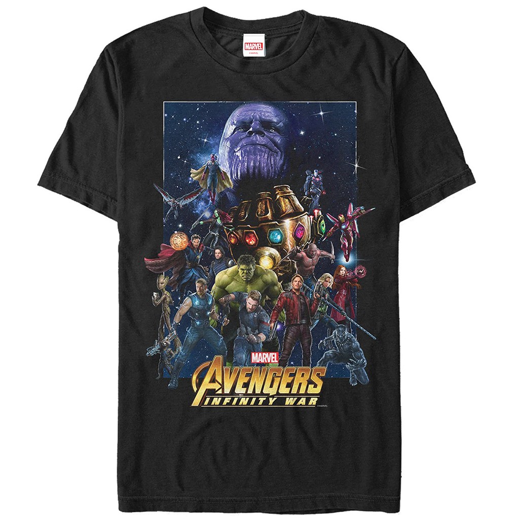 Marvel Femme Avengers Infinity War Movie Poster Petit Ami Fit T-Shirt