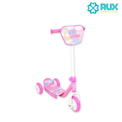 RUX 3 Wheel (Three Wheel) Kick Scooter for Kids (Children, Kiddie, Boys, Girls) | Scooter for Kids | Toys for Kids | Toys for Girls | Toys for Boys