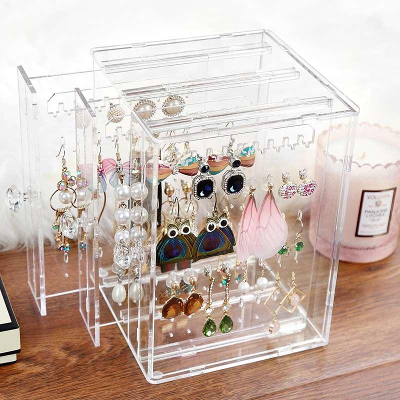 Candy Online Acrylic Jewelry Storage Box Earrings Display Stand