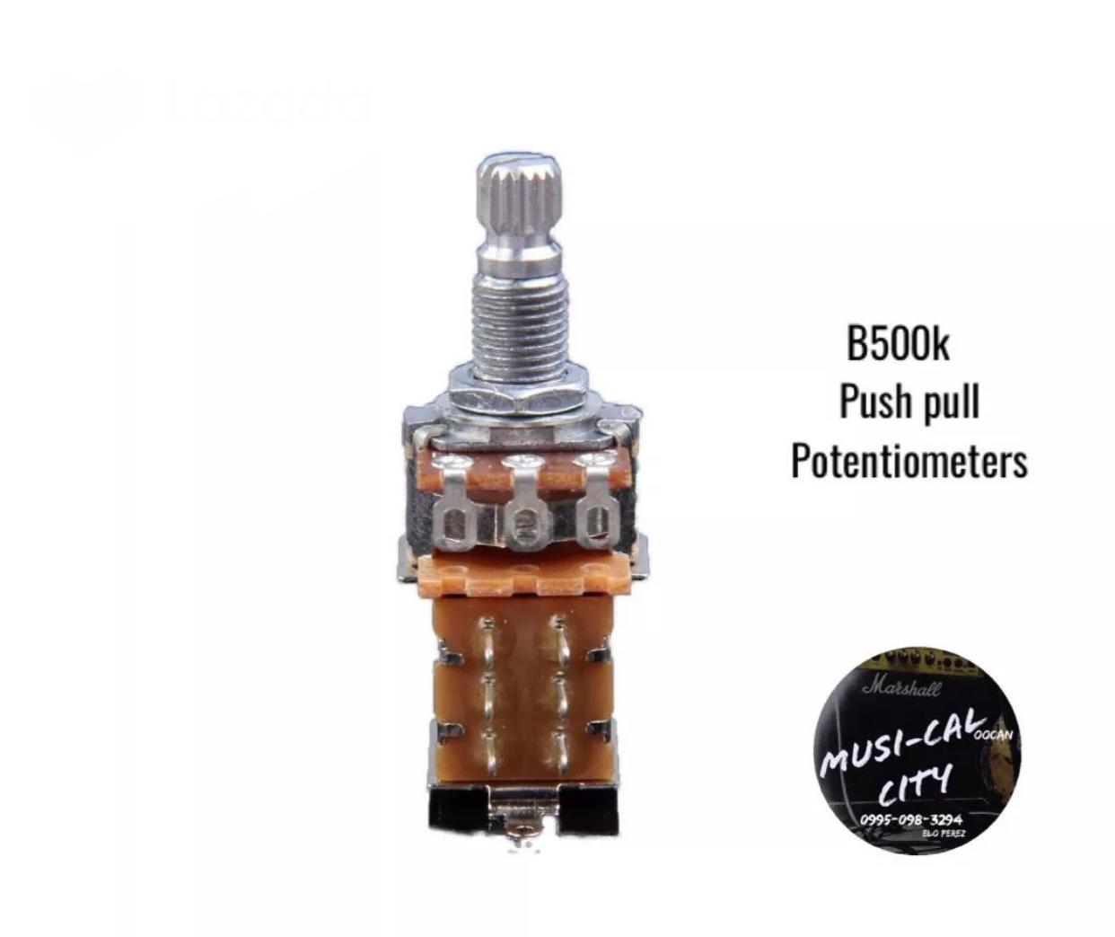 Alpha PUSHPUSH Superb Quality Potentiometers for coil split wiring