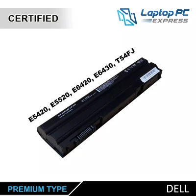 Laptop Notebook Battery LPO BRAND compatible with Dell Latitude E6420 E5520 E5530 E5430 E5420 E6430 BATTERY TYPE T54FJ Latitude E5420 Latitude E5520 Latitude E6420 ATG XFR Latitude E6520