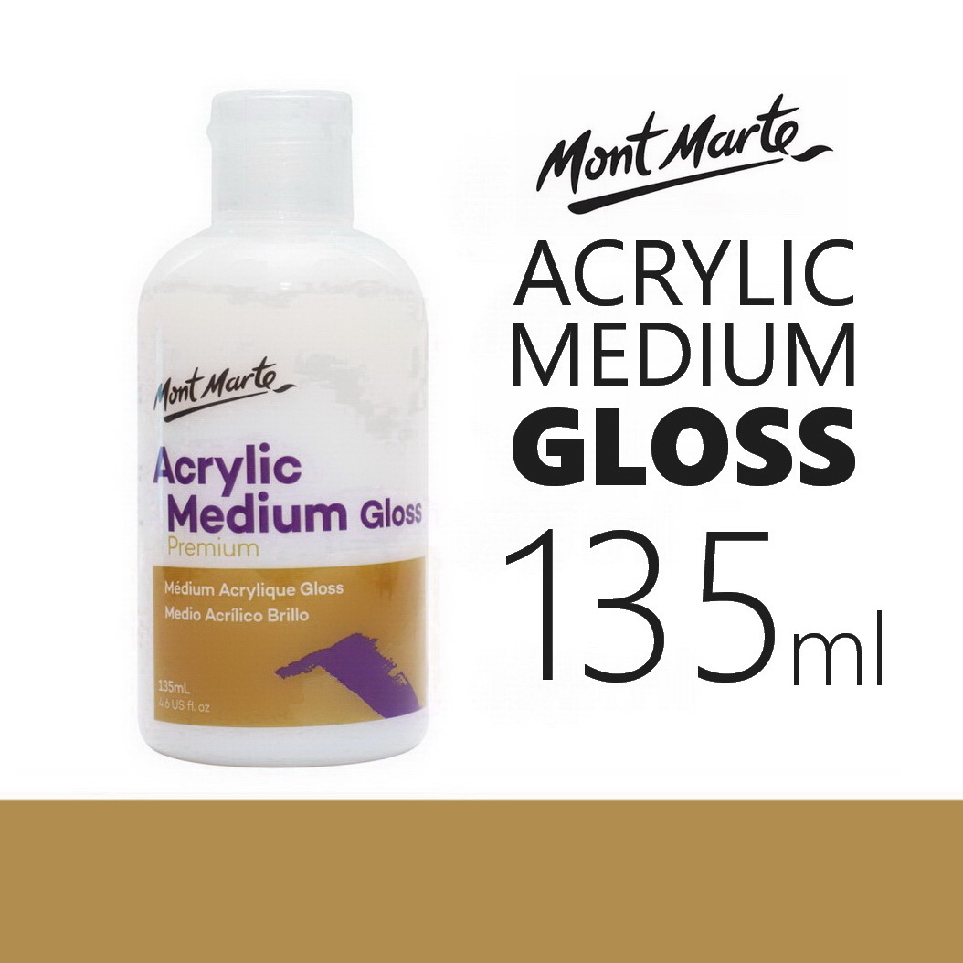 Mont Marte Acrylic Medium - Gloss 135ml