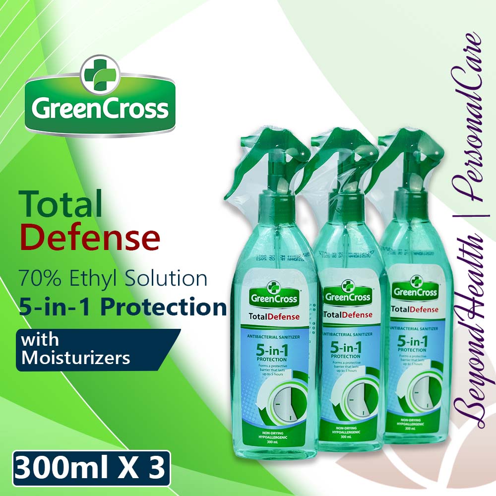 Green Cross Total Defense Antibacterial Sanitizer 70 Ethyl Solution 5