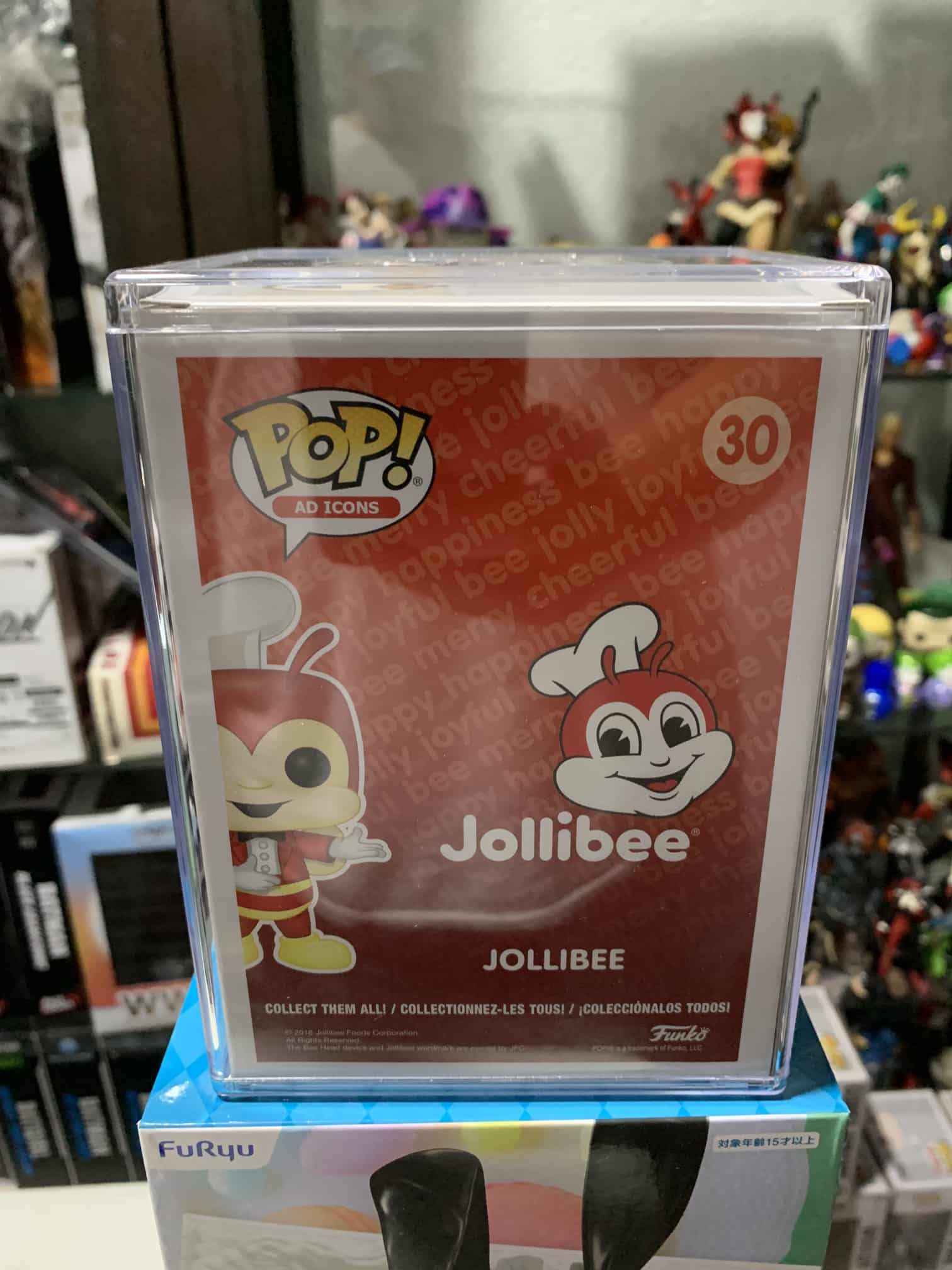 FUNKO POP AD ICONS JOLLIBEE #30 Metallic version New in Box LE 