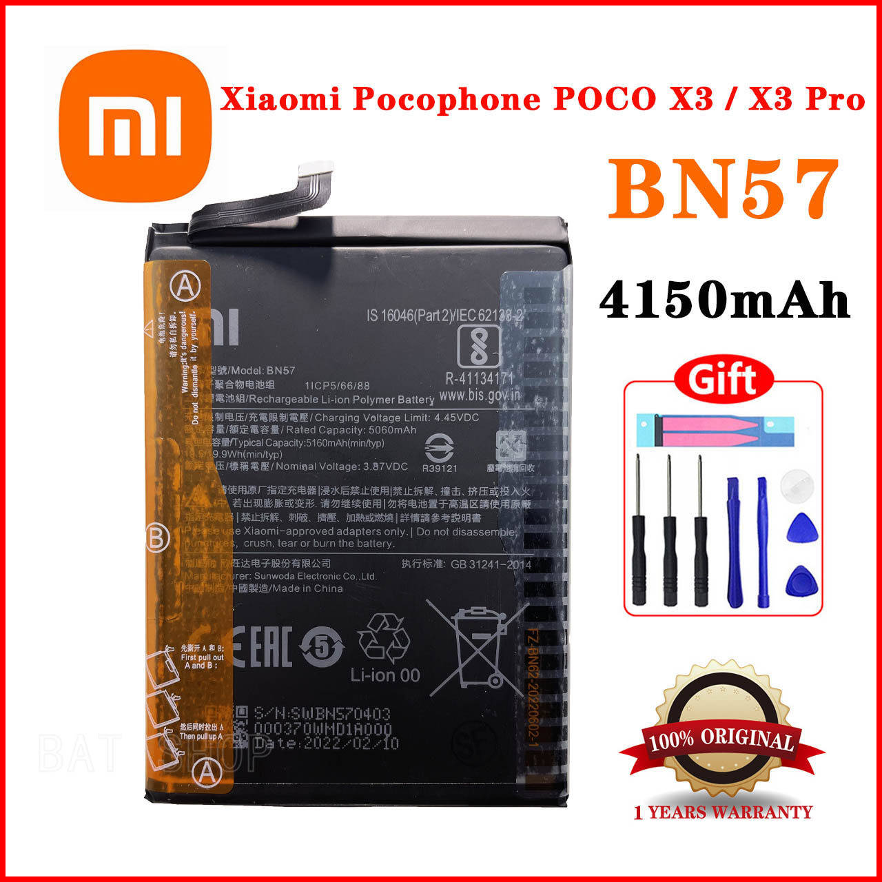 pocophone x3 pro bateria