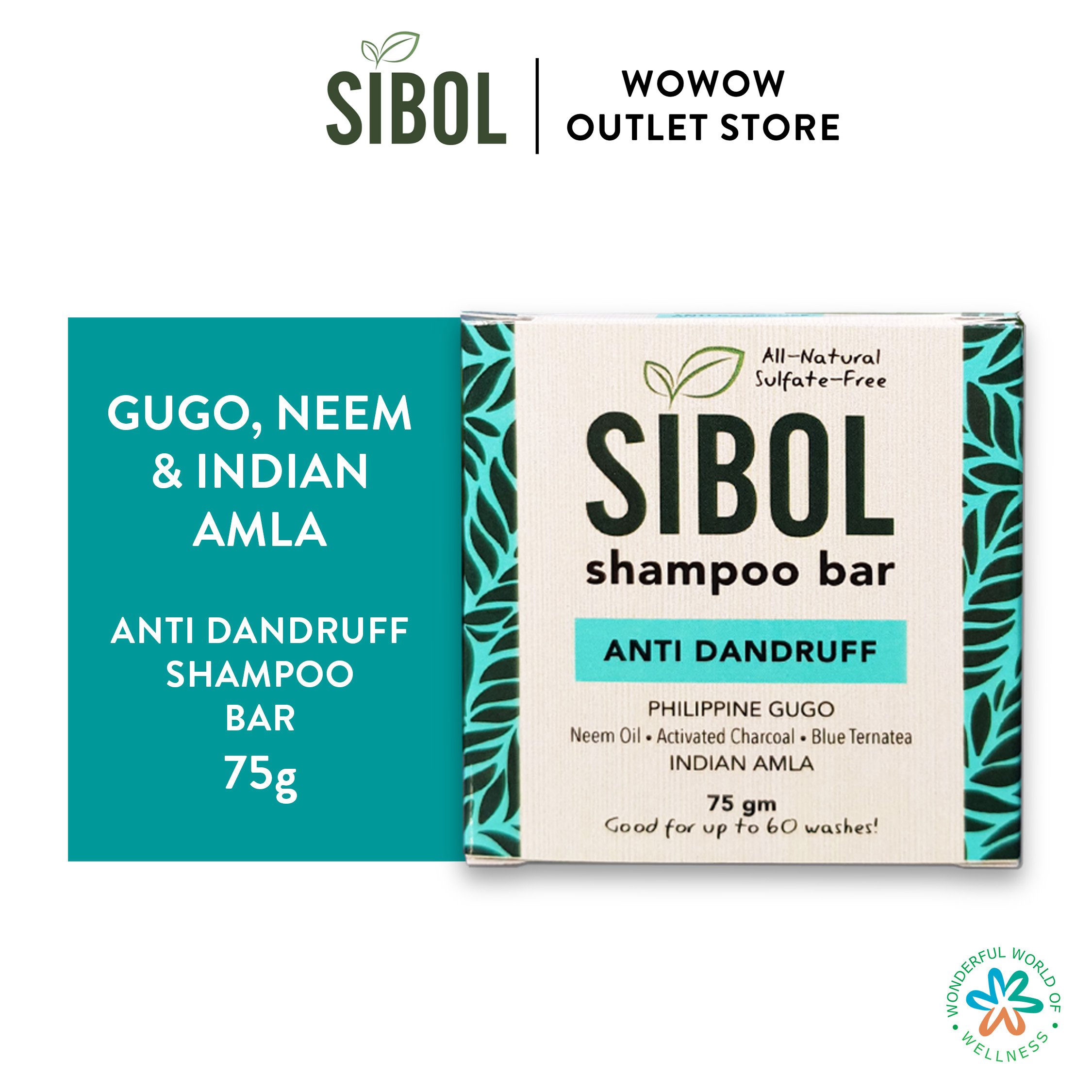 Sibol Anti Dandruff Shampoo Bar 75g Gugo & Neem Oil Lazada PH
