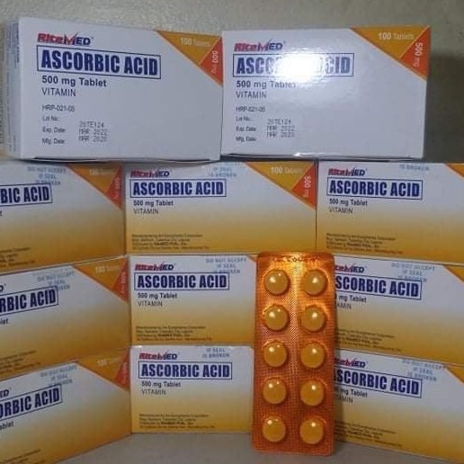 Ritemed Ascorbic Acid Vitamin C 500mg 100 Tablets Lazada PH